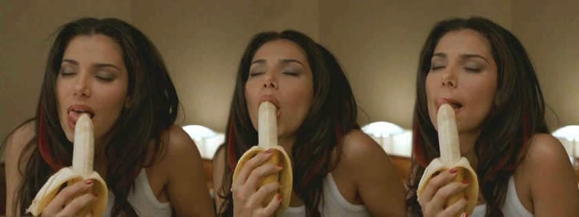 Stills  from  that  now  <strong><em>'infamous  scene' </strong</em> from  the  movie <strong> ' Boat  Trip'</strong> .    Who wouldn't want  to  be  that  banana  for  at  least a   couple  of   minutes  ? 