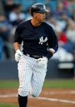 New York Yankees' Alex Rodriguez watches his fly-out in the first inning of a spring training baseball game against the Philadelphia Phillies, Friday, March 26, 2010, in Tampa, Fla. photo appears courtesy of Assoc Press / Mike Carlson ....