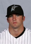This is a 2008 file photo of Dan Uggla of the Florida Marlins baseball team. Uggla and the Atlanta Braves have reached a preliminary agreement on a $62 million, five-year contract, a person familiar with the negotiations told The Associated Press Wednesday Jan. 5, 2011 on condition of anonymity because the agreement was not yet final. (AP Photo/Rob Carr, File)